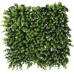 Panou decorativ artificial 50x50 cm, montare pe perete sau gard, buxus, interior/exterior Household NewTrend