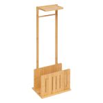 Suport hartie igienica 5Five Bamboo cu rezerva, bambus, 31x21x82 cm, natur Household NewTrend