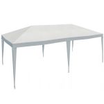 Cort pavilion de gradina, 600x300 cm, impermeabil cu rezistenta UV, alb Household NewTrend