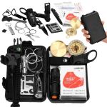 Kit de supravietuire turistic multifunctional camping, vanatoare, pescuit, 19 piese Household NewTrend