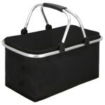 Geanta pentru picnic sau plaja, termoizolanta, 28 litri, negru Household NewTrend