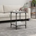 Măsuță de cafea, gri sonoma, 40x40x55 cm, lemn prelucrat GartenMobel Dekor