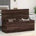 Cutie de depozitare, stejar maro, 102x35x35 cm, lemn prelucrat GartenMobel Dekor