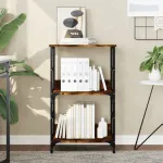 Bibliotecă, stejar fumuriu, 50x33x82 cm, lemn prelucrat GartenMobel Dekor