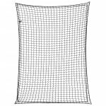 Plasă de remorcă cu funie elastică, negru, 4x3 m, PP GartenMobel Dekor