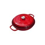 Cratita de fonta emailata joasa cu capac 30cm Handy KitchenServ