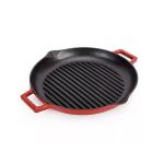 Tigaie grill emailata rosu 31cm Handy KitchenServ