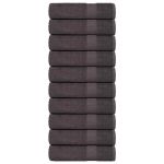 Prosoape de mână 10 buc Antracit 50x100 cm 360 g/m² 100% bumbac GartenMobel Dekor