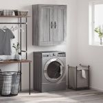 Dulap pe perete, sonoma gri, 69,5x34x90 cm, lemn prelucrat GartenMobel Dekor