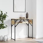 Măsuță consolă cu raft stejar sonoma 75x30x75 cm lemn prelucrat GartenMobel Dekor
