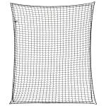 Plasă de remorcă cu funie elastică, negru, 3,5x3 m, PP GartenMobel Dekor