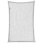 Plasă de remorcă cu funie elastică, negru, 3x2 m, PP GartenMobel Dekor