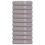 Prosoape de duș 10 buc Gri 70x140 cm 360 g/m² 100% bumbac GartenMobel Dekor