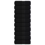 Prosoape pentru oaspeți 10 buc Negru 360 g/m² 100% bumbac GartenMobel Dekor