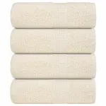 Prosoape pentru oaspeți 4 buc crem 30x50cm 360 g/m² 100% bumbac GartenMobel Dekor