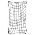 Plasă de remorcă cu funie elastică, negru, 3,5x2 m, PP GartenMobel Dekor