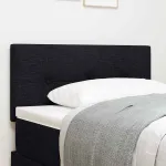 Tăblie cap cu headboard Manual Negru 100 cm țesătură GartenMobel Dekor