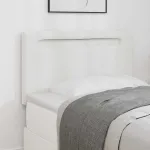 Tăblie cap Pe perete cu headboard Manual Alb 100 cm PVC GartenMobel Dekor