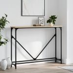 Măsuță consolă, stejar sonoma, 102x22,5x75 cm, lemn prelucrat GartenMobel Dekor