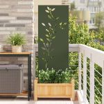 Panou Decorativ de Grădină Olivengrønn 50 x 140 cm GartenMobel Dekor