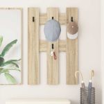 Răcător de paltoane montat pe perete Stejar sonoma GartenMobel Dekor
