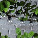 Ghirlanda luminoasa, LED, model Rona, 10 becuri, 380cm, incarcare solara, lumina alb cald Household NewTrend