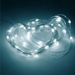 Ghirlanda luminoasa liniara, 100 LED-uri, 990cm, incarcare solara, alb rece Household NewTrend
