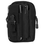 Borseta sport de brau, impermeabila, cu prindere la curea, 18x12x3.5cm, negru Household NewTrend