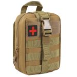 Borseta sport de brau, impermeabila, cu prindere la curea, 22x18x10cm, verde militar Household NewTrend