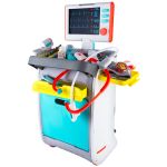 Set de joaca, carucior medical cu aparatura si instrumente, cu sunete si lumini Household NewTrend