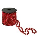 Ghirlanda de margele pentru bradul de Craciun, 10 metri, rosu Household NewTrend