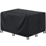 Husa mobilier gradina, impermeabila, cu protectie UV, 200x160x70cm, negru Household NewTrend