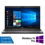 Laptop Refurbished Dell Latitude 5500, Intel Core i5-8365U 1.60-4.10GHz, 8GB DDR4, 256GB SSD M.2, 15.6 Inch, Webcam, Tastatura Numerica + Windows 10 Pro NewTechnology Media