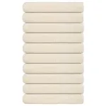 Prosoape 10 buc crem 100x200 cm 360 g/m² 100% bumbac GartenMobel Dekor