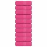 Prosoape de baie 10 buc. FROGN roz 30x30 cm 100% bumbac GartenMobel Dekor