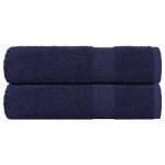 Prosoape de mână 2 buc Bleumarin 50x100 cm 360 g/m² 100% bumbac GartenMobel Dekor