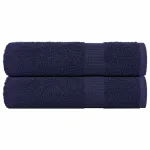 Prosoape de mână 2 buc Bleumarin 50x100 cm 360 g/m² 100% bumbac GartenMobel Dekor