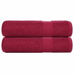 Prosoape de mână 2 buc Bordeaux 50x100 cm 360 g/m² 100% bumbac GartenMobel Dekor
