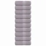 Prosoape pentru oaspeți 10 buc Gri 30x50cm 360 g/m² 100% bumbac GartenMobel Dekor