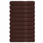Prosoape pentru saună 10 buc maro 80x200cm 360 g/m² 100% bumbac GartenMobel Dekor