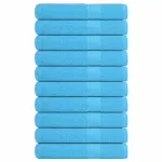 Prosoape pentru saună 10 buc turcoaz 360 g/m² 100% bumbac GartenMobel Dekor