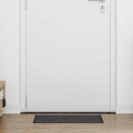 Covoraș de intrare Negru, Gri 40 x 60 cm Polipropilenă, PVC GartenMobel Dekor