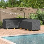 Husă pentru mobilier de exterior 286 x 222 x 80 cm GartenMobel Dekor