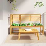 Pernă pentru șezut din paleți 4 pcs Multicolour 40 x 40 x 8 cm GartenMobel Dekor