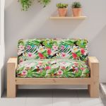 Pernă pentru șezut din paleți Multicolour 120 x 80 x 12 cm GartenMobel Dekor