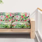 Pernă pentru șezut din paleți Multicolour 80 x 80 x 12 cm GartenMobel Dekor