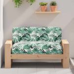 Pernă pentru șezut din paleți model frunze 120 x 80 x 12 cm GartenMobel Dekor