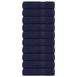 Prosoape de baie 10 buc Bleumarin 360 g/m² 100% bumbac GartenMobel Dekor
