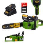 Drujba cu acumulator Procraft PKA 40LI, Li-ion, 40 V, 4.0 Ah, 5000 rotatii Innovative ReliableTools