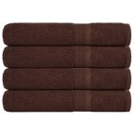 Prosoape 4 buc Maro 100x200 cm 360 g/m² 100% bumbac GartenMobel Dekor